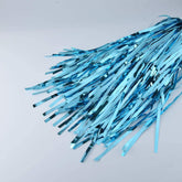 PartyCorp Aqua Blue Foil Curtain Fringe Set, 1 Pack